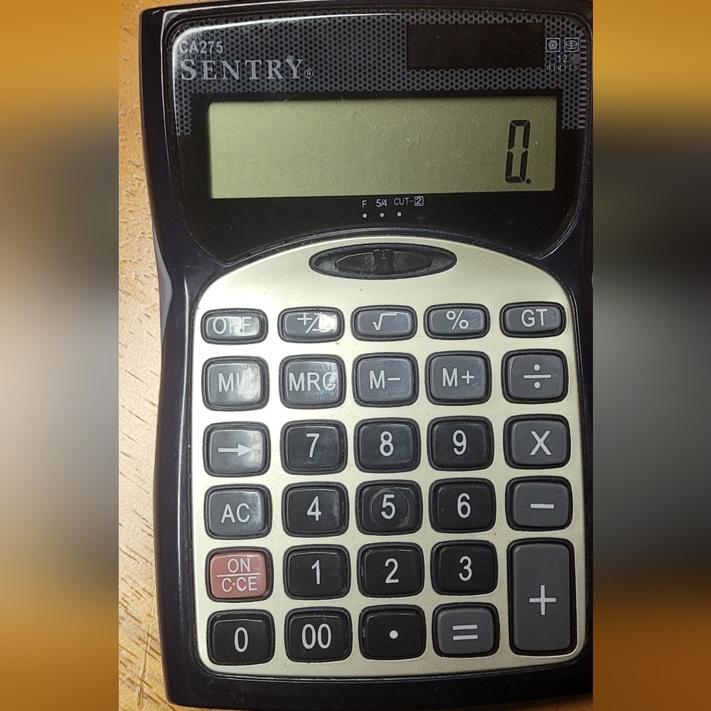 Sentry Digit Solar Power Desk Calculator